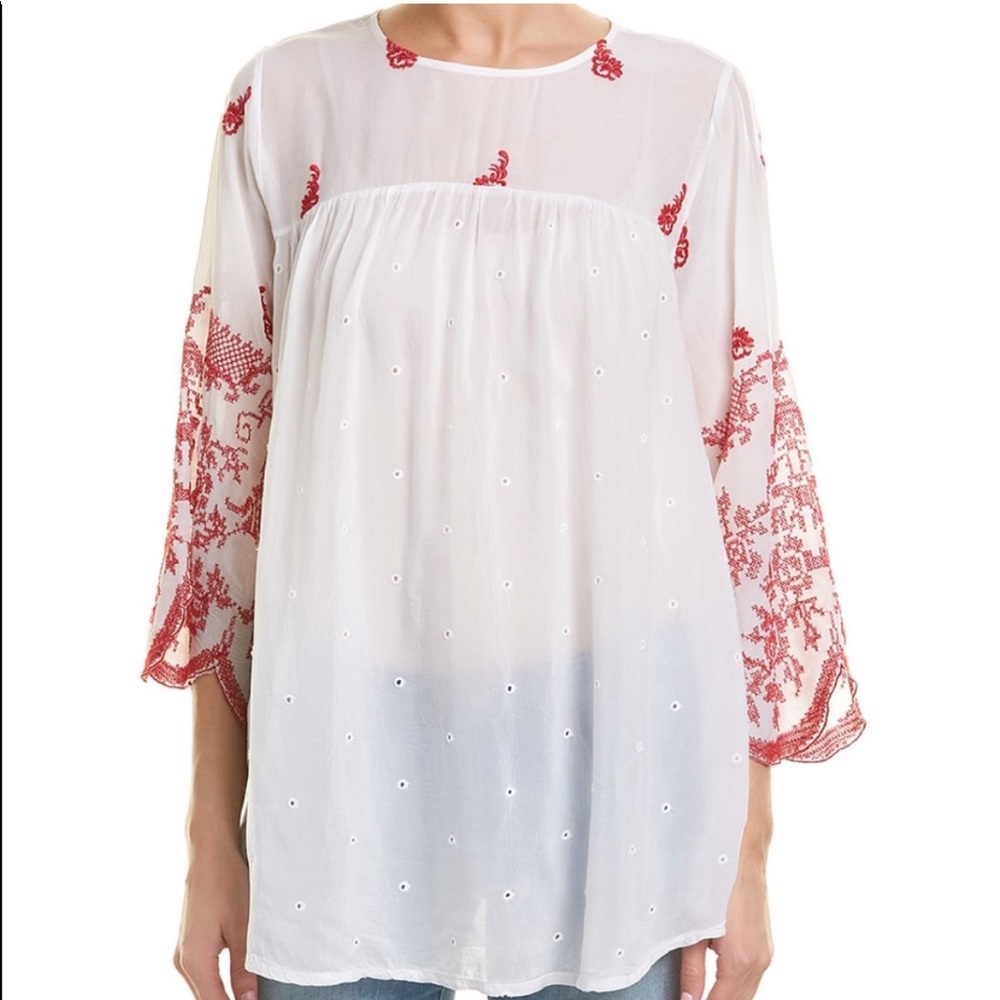 Rose Stitch Top Johnny Was